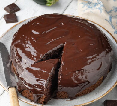 Gâteau au chocolat et aux courgettes