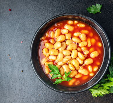 Beans in tomato sauce