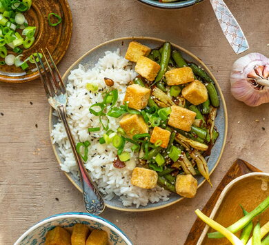 Stir Fry z fasolką z tofu