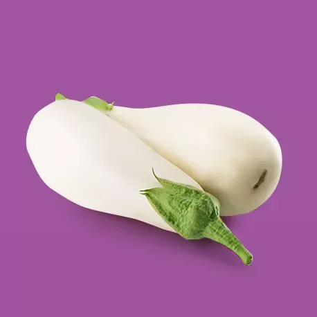 White aubergine